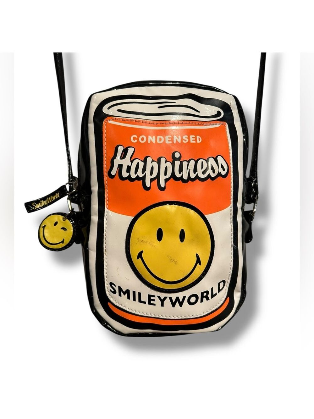 SmileyWorld Happiness Crossbody Bag Condensed Soup Can‎ Novelty Purse